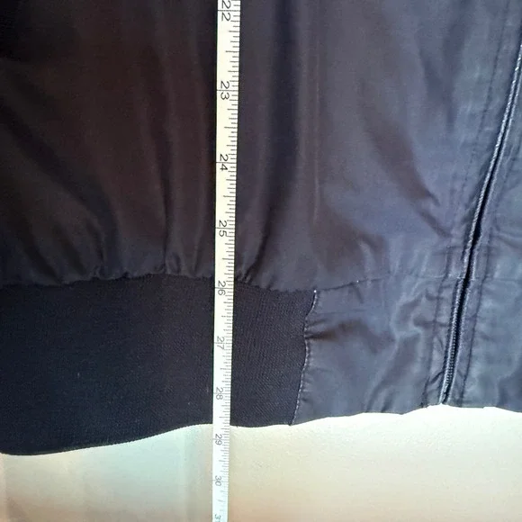 VTG Members Only Jacket Navy Blue XXT Lightweight Bomber Zip Up Classic Mens - Picture 2 of 10